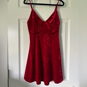 Red Velvet Dress